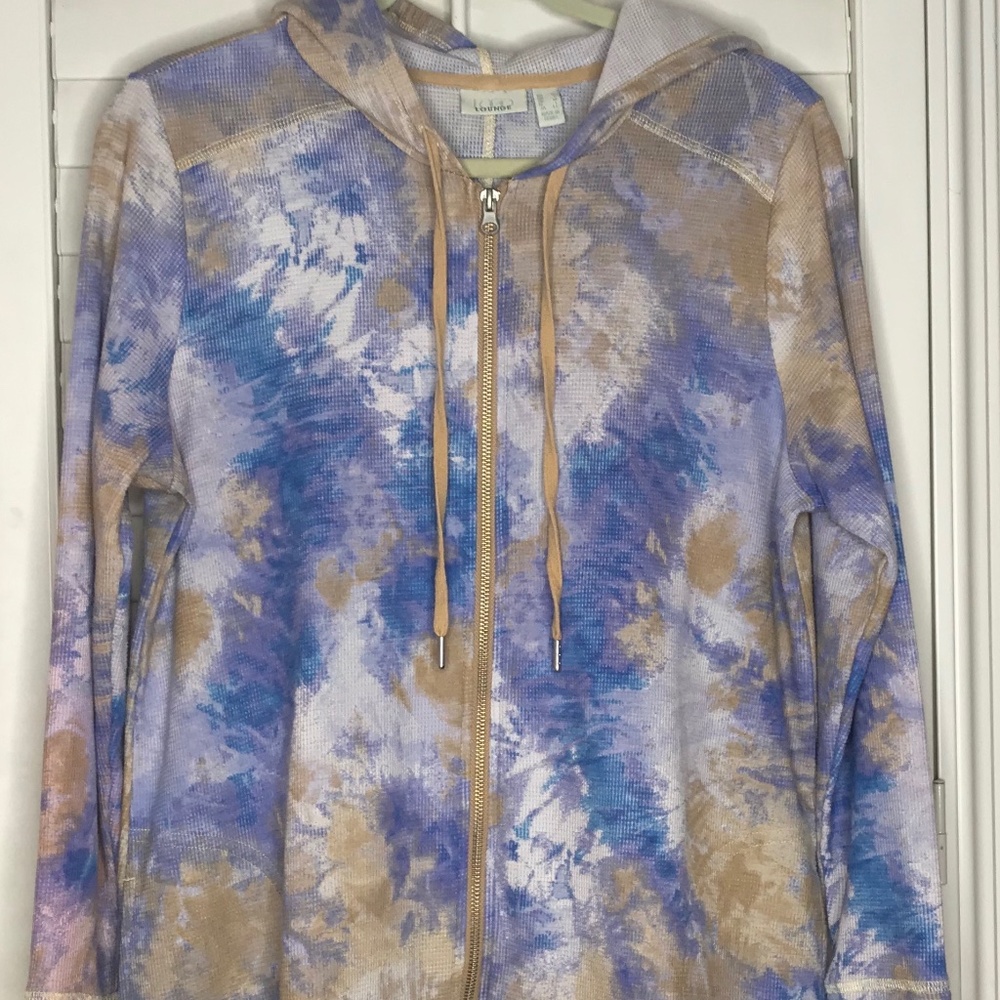 Logo by Lori Goldstein M Tie-Dye Hoodie EUC
